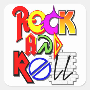Rock and Roll Sticker