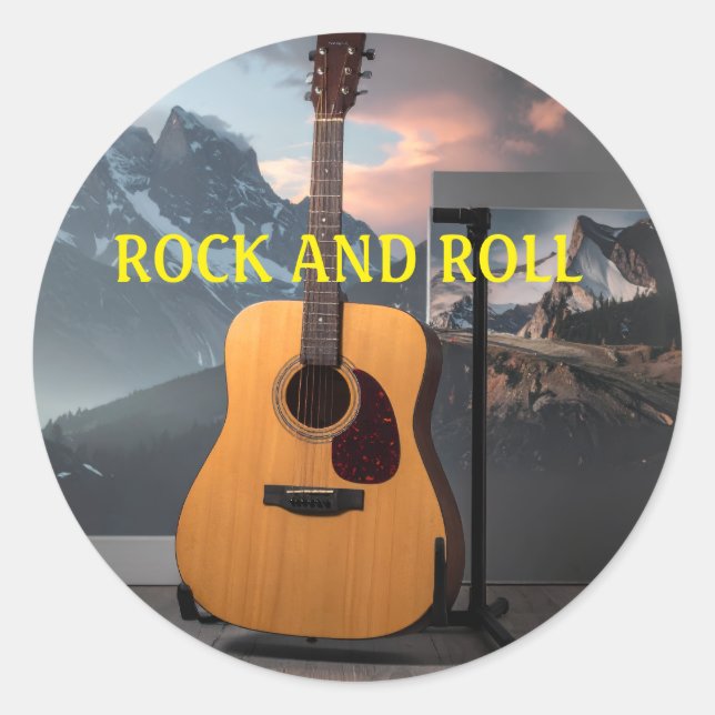Rock and Roll Stickers (Front)