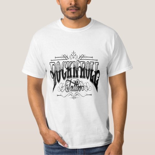 Rock And Roll Tattoo Therapist Musical T_Shirt