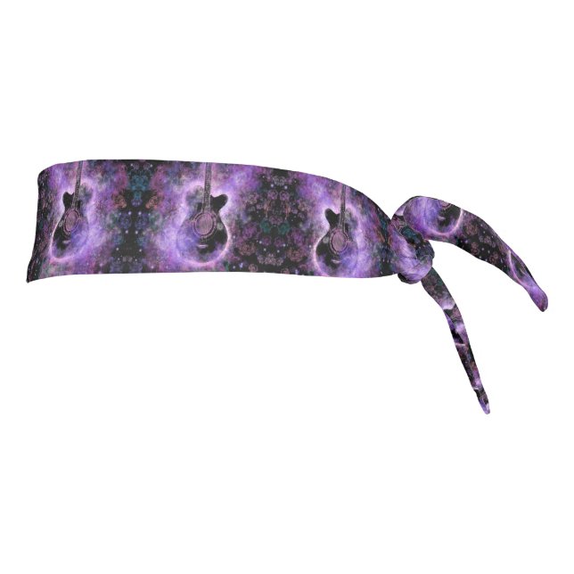 Rock and Roll Tie Headband Rock Guitar Music (Rotate 90)