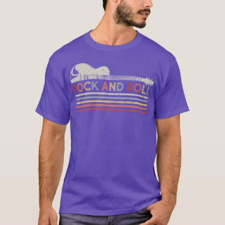 Rock And Roll Vintage Guitar funny T-Shirt