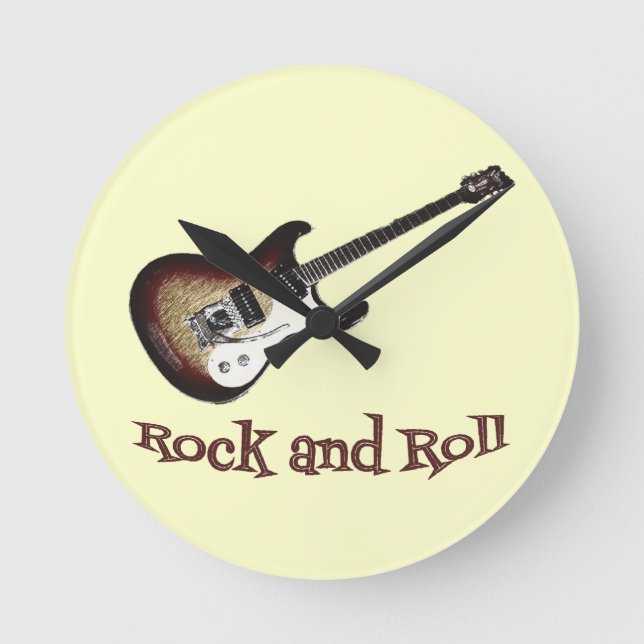 Rock and Roll Wall Clock (Front)