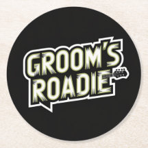 Rock and Roll Wedding Party Coasters
