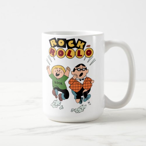 Rock and Rollo Coffee Mug 15 oz size