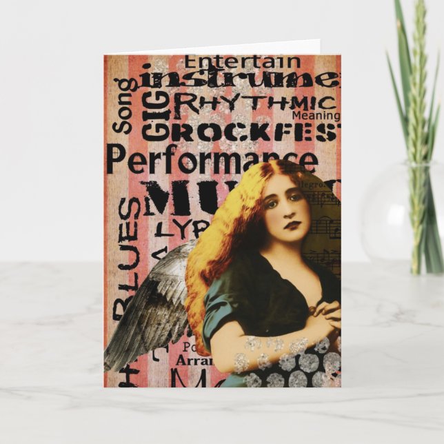 Rock Angel Card (Front)