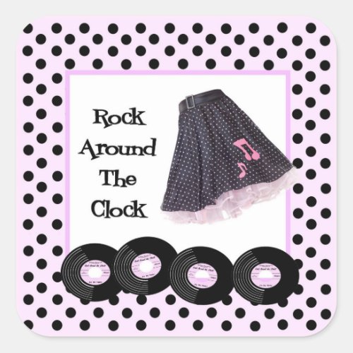Rock Around the Clock Sticker