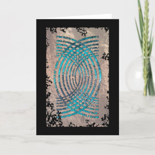 Rock Art Talking Canyons, New Mexico Letterpress Thank You Card