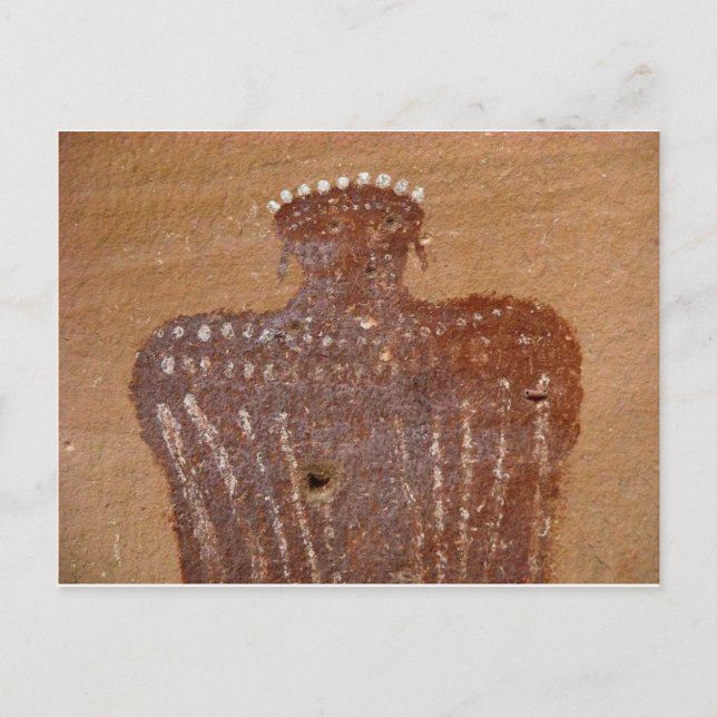 Rock Art Template Postcard (Front)