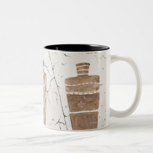 Rock art Utah Two_Tone Coffee Mug