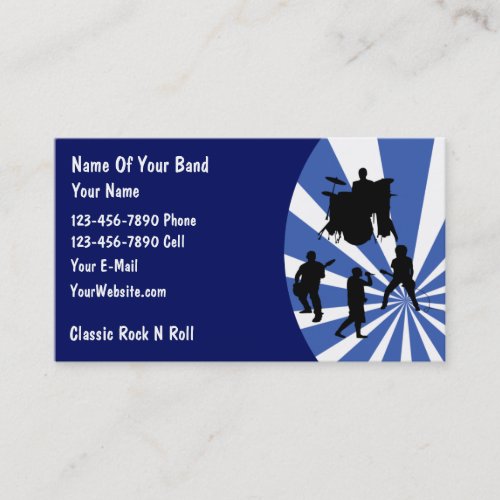 Rock Band Business Card