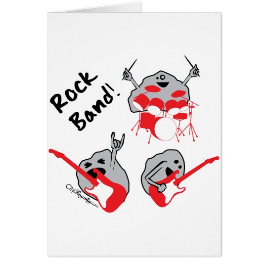 Rock Band Cards (Front)