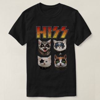 Rock Band Cats Meowtal Legends Design T-Shirt