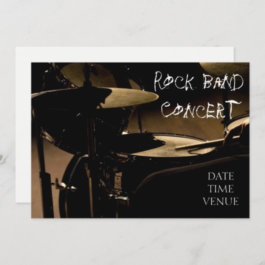 Rock Band concert performance (Front/Back)