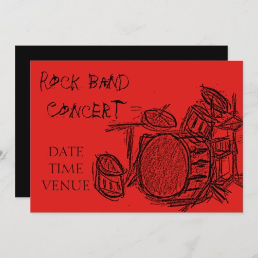 Rock Band concert performance (Front/Back)