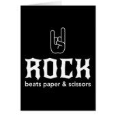 Rock...Beats Paper & Scissors (Front)