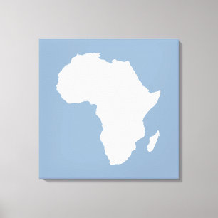 Rock Blue Audacious Africa Canvas Print