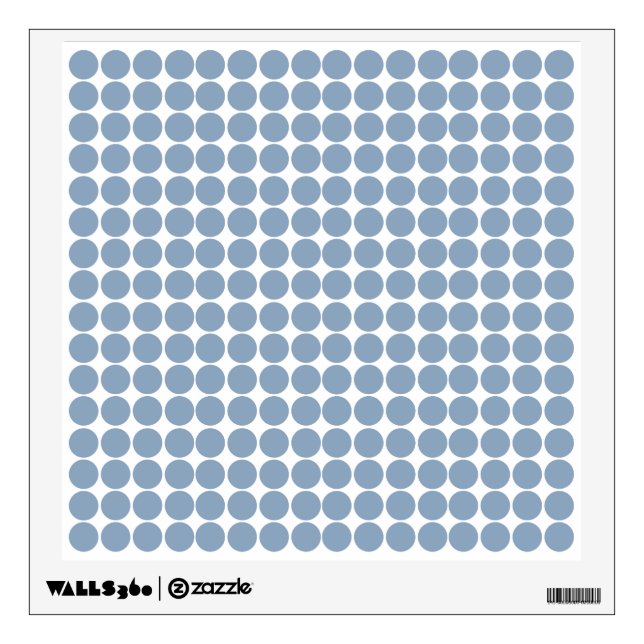 Rock Blue Safari Dot Wall Decal (Front)