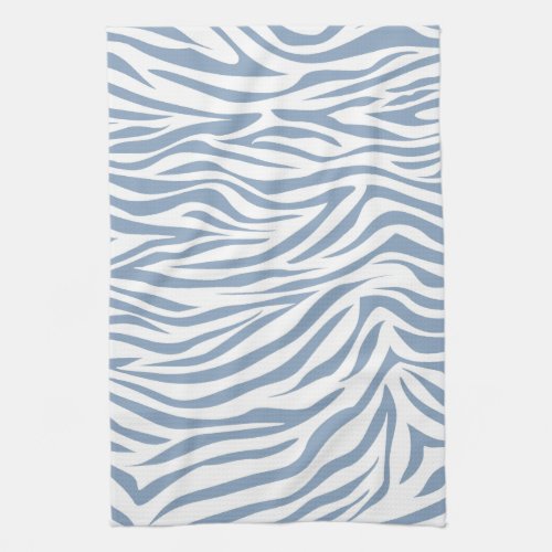 Rock Blue Safari Zebra Kitchen Towel