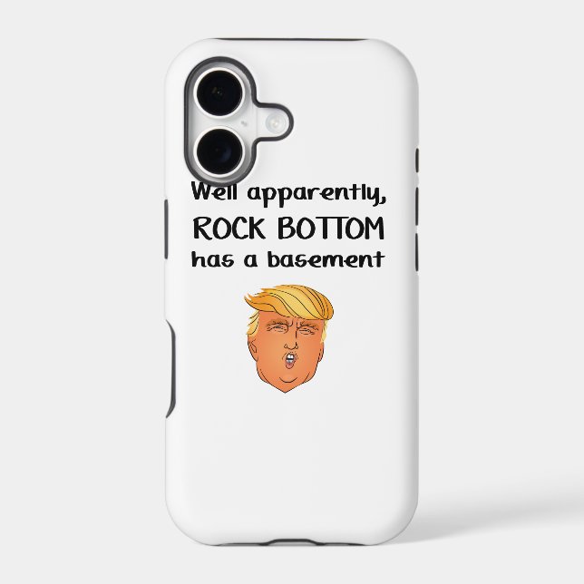 Rock Bottom Iphone Case (Back)