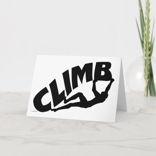 Rock Bouldering Card