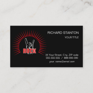 Rock Business Card