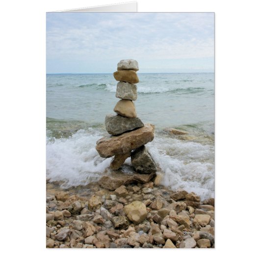 Rock Cairn - Mackinac Island Monument (Front)
