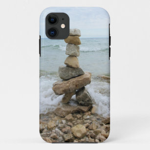 Rock Cairn (Pillar) - Mackinac Island, Michigan iPhone 11 Case