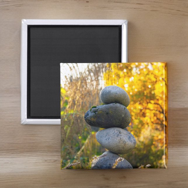 Rock Cairn Zen Refrigerator Magnets (Creator Uploaded)