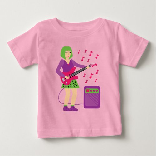 Rock Chick Baby T_Shirt