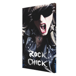 Rock Chick Canvas Print