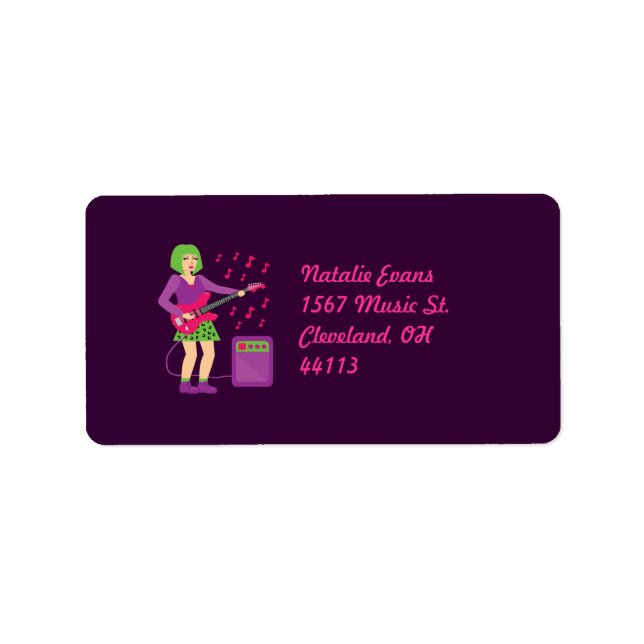 Rock Chick Label (Front)