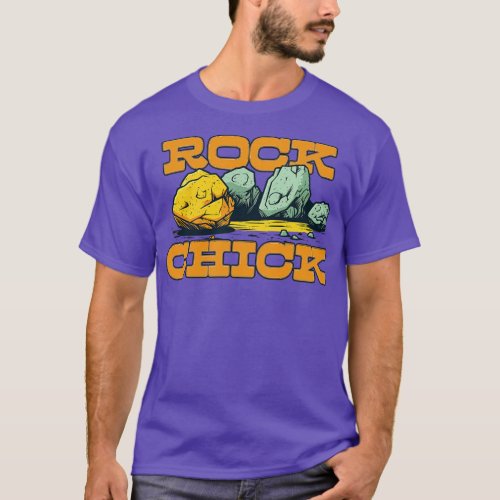 Rock Chick PetrologyGeology Geek Design T_Shirt