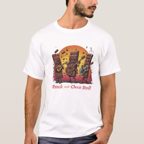 Rock  Choco Roll The Sweetest Band on Earth T_Shirt