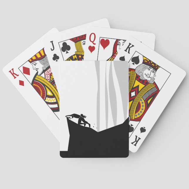 Rock Climber 1 Poker Cards (Back)