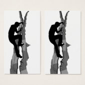 Rock Climber Bouldering Bookmark (Front & Back)