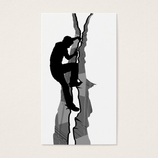 Rock Climber Bouldering Bookmark (Front)