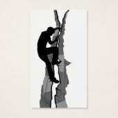 Rock Climber Bouldering Bookmark (Back)