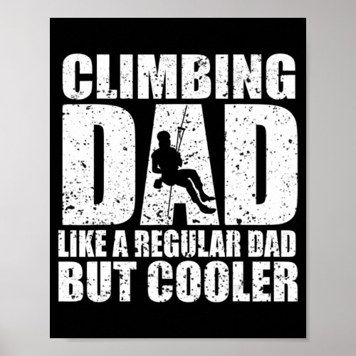 Rock Climber Bouldering Vintage Retro Rock Climbin Poster