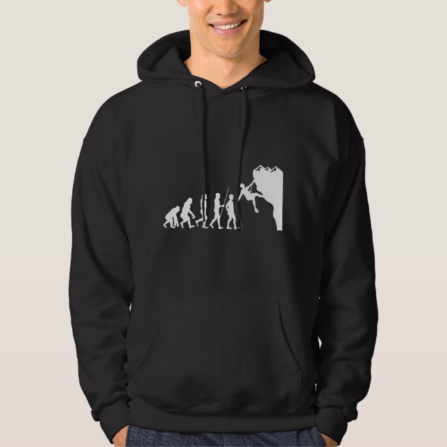 Rock Climber Evolution Climbing Hoodie (Front)