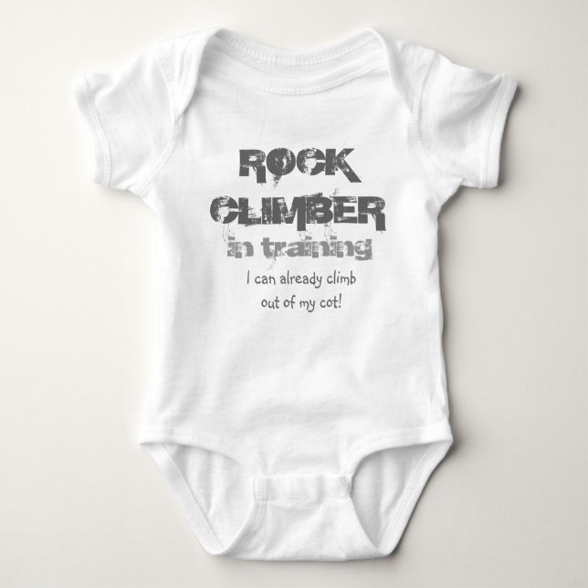 rock climber in training T shirt (Front)
