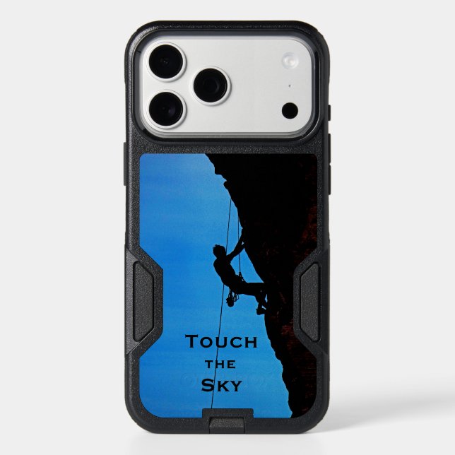 Rock Climber OtterBox Touch the SKY iPhone Case (Back)