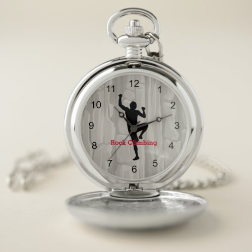 Rock Climber Pocket Watch