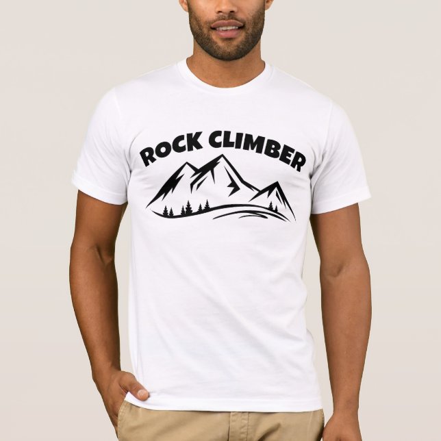 ROCK CLIMBER T-SHIRTS TEES (Front)