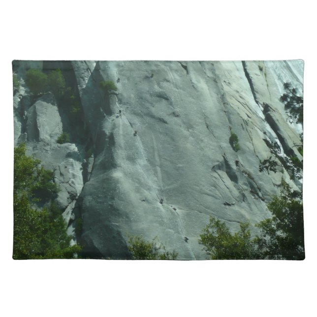 Rock Climbers on El Capitan Cloth Placemat (Front)