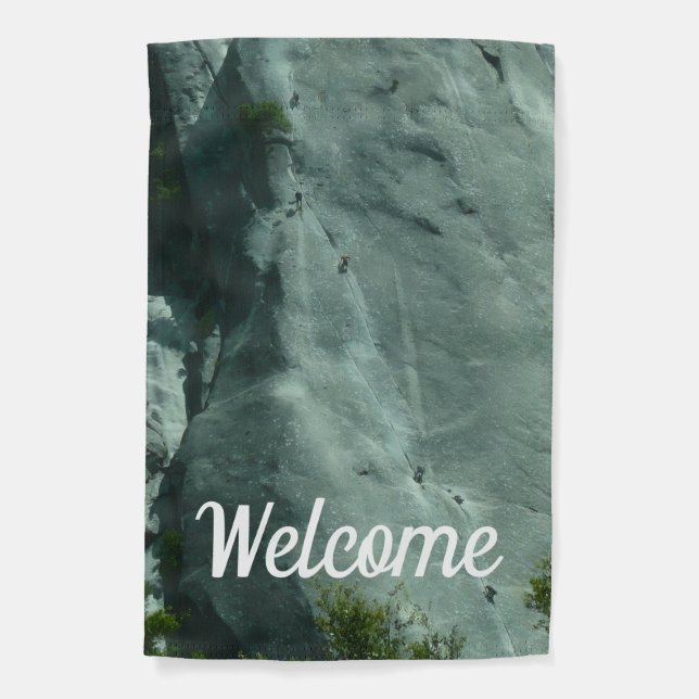 Rock Climbers on El Capitan Garden Flag (Front)