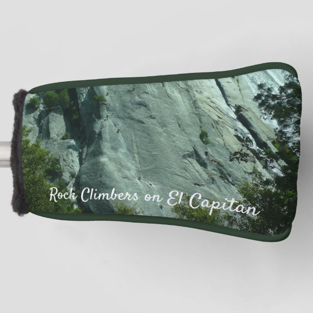 Rock Climbers on El Capitan Golf Head Cover (Front)