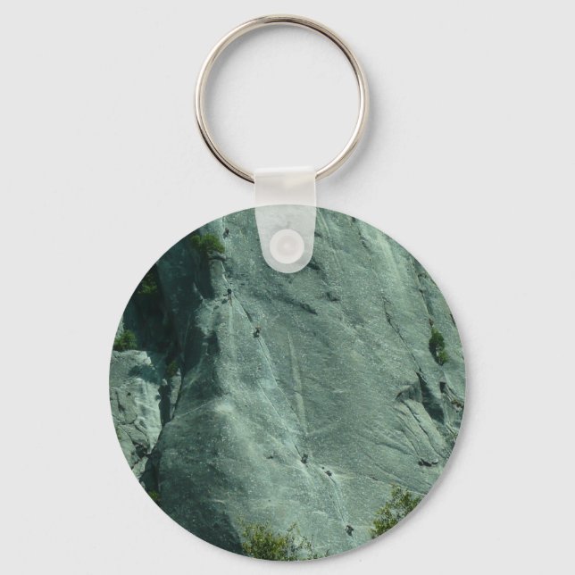 Rock Climbers on El Capitan Keychain (Front)
