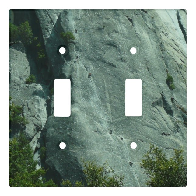 Rock Climbers on El Capitan Light Switch Cover (Front)