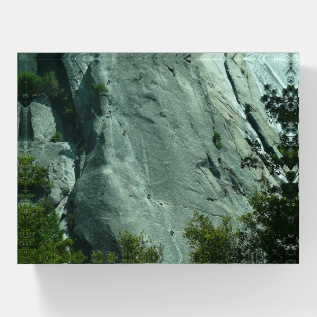 Rock Climbers on El Capitan Paperweight (Front)