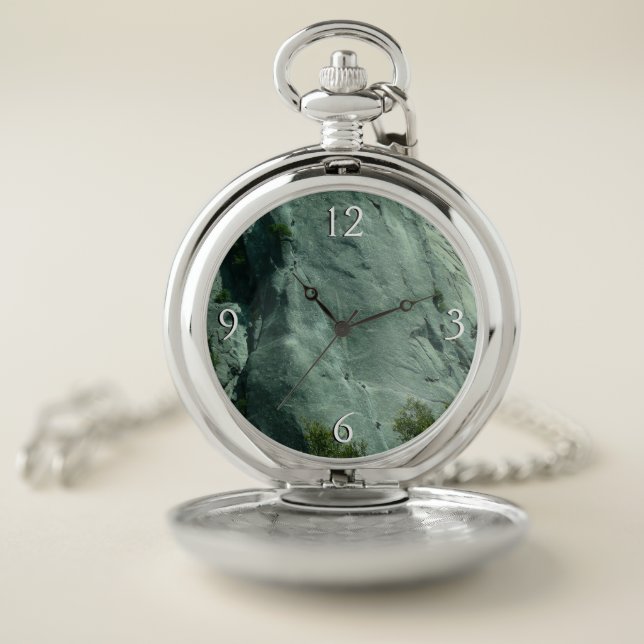 Rock Climbers on El Capitan Pocket Watch (Inside)